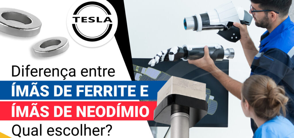 Diferença entre Ímãs de Ferrite e Neodímio