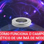 Como funciona o campo elétrico de um imã de Neodímio?